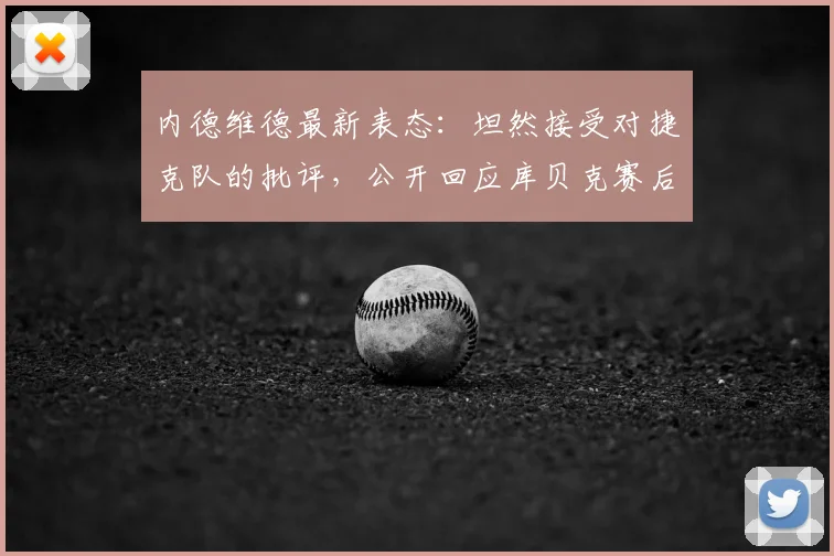 内德维德最新表态：坦然接受对捷克队的批评，公开回应库贝克赛后争议言论，深度剖析2026年球队症结